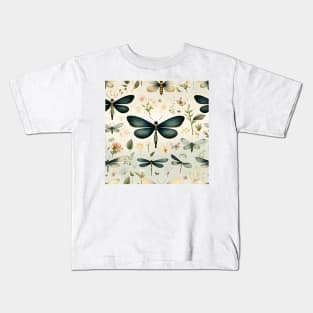 Dragonfly Pattern 4 Kids T-Shirt